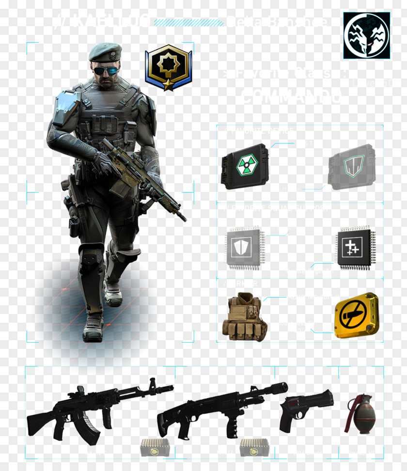 Soldier Air Gun Firearm Mercenary Marksman PNG