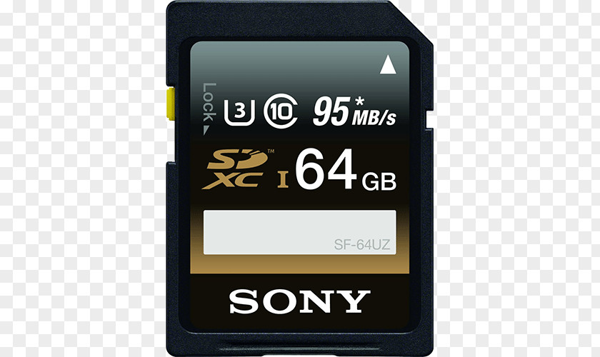 Sony Secure Digital Flash Memory Cards SDHC MicroSD SDXC PNG