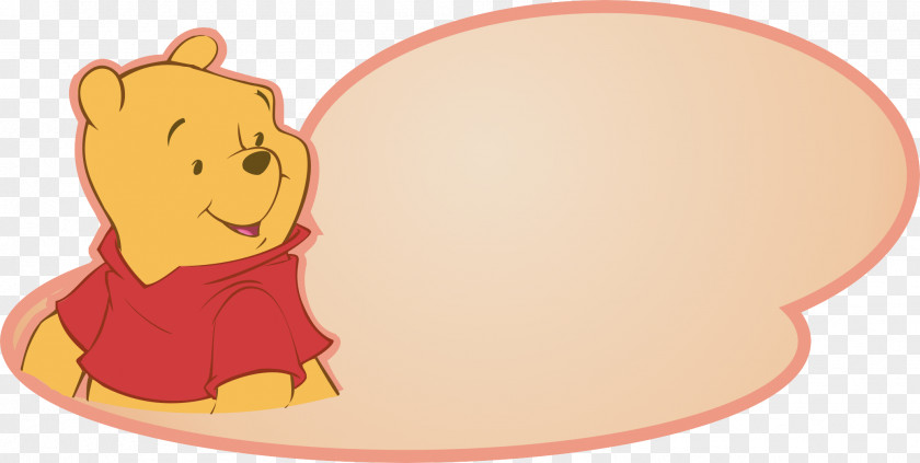 Winnie The Pooh Bear Cartoon PNG