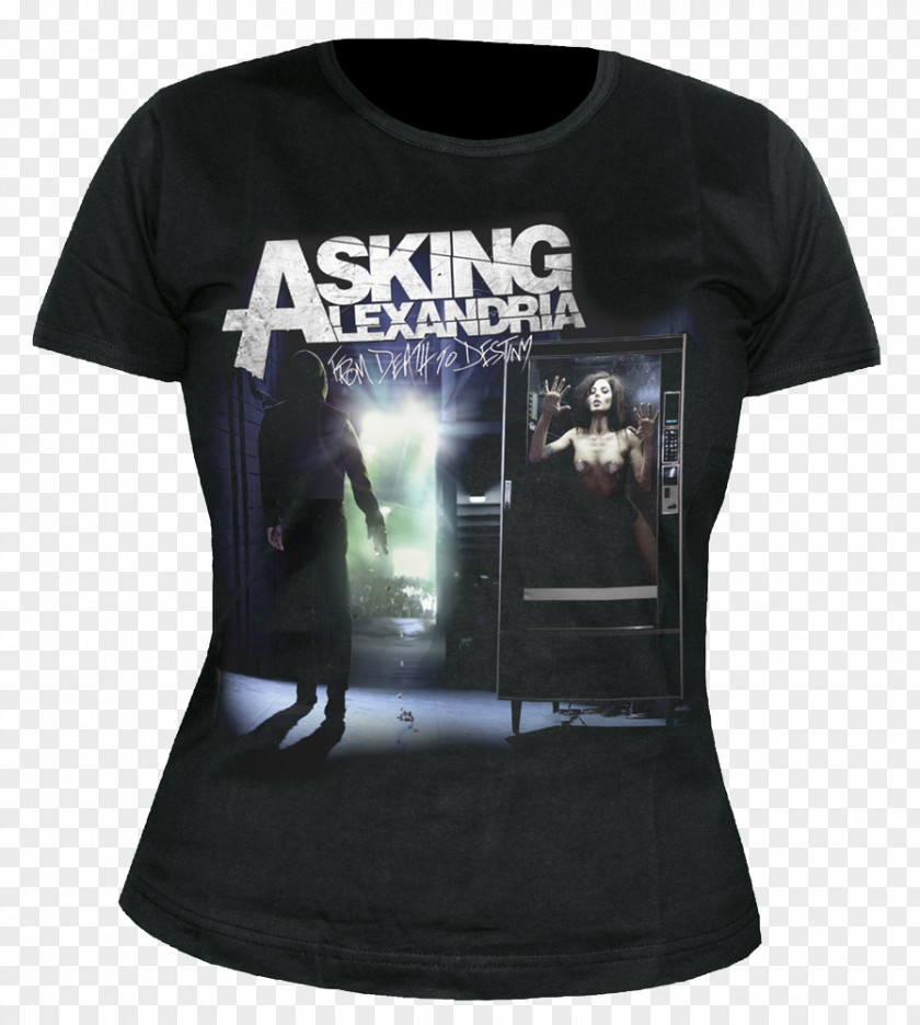 Asking Alexandria T-shirt From Death To Destiny Merchandising Clothing PNG