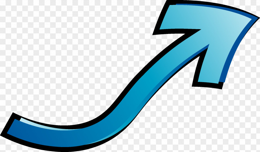 Dynamic Arrow Blue Logo Clip Art PNG