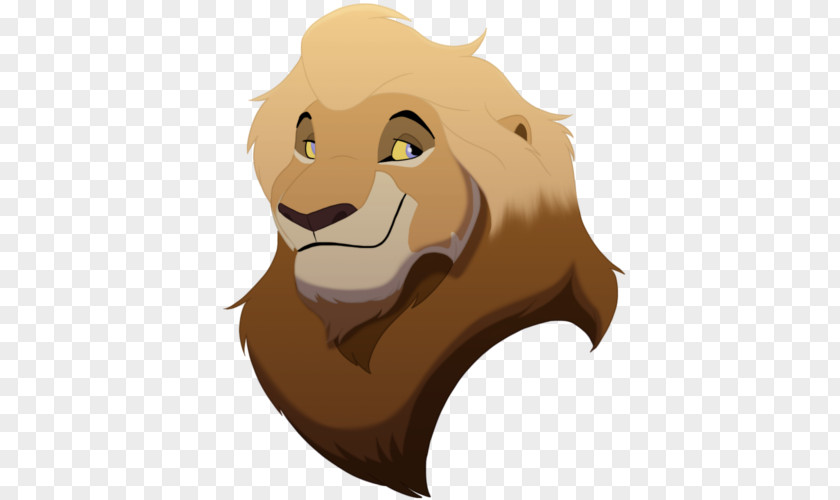 Lion King Head Shot Fan Art Portrait Drawing Simba PNG