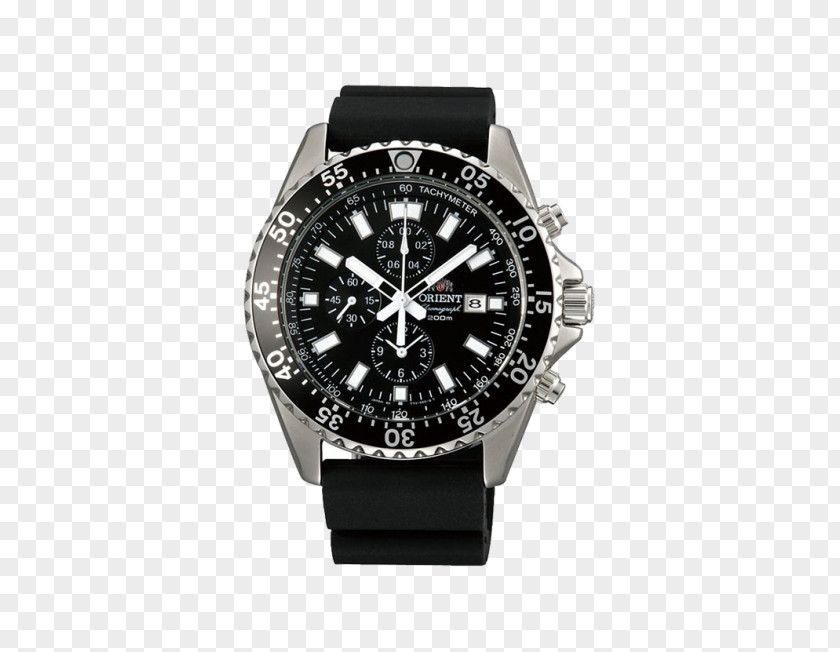 Watch Orient Chronograph Clock Diving PNG