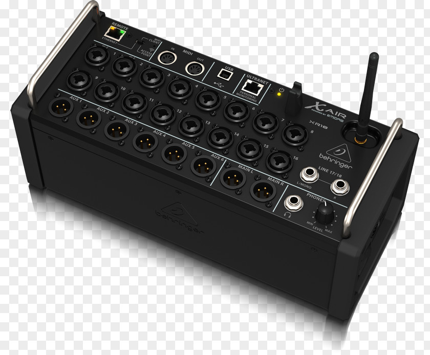Audio Mixing Ipad Accessories Behringer X Air XR18 Mixers XR12 Digital Console PNG