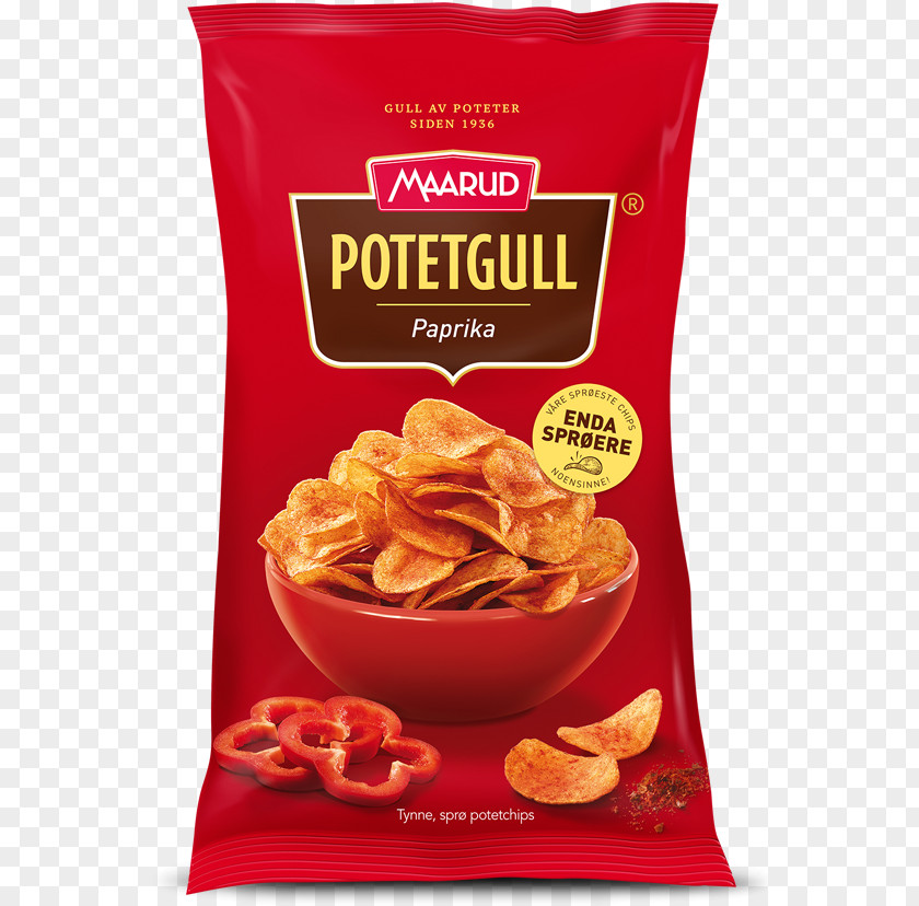 Popcorn Bell Pepper Potato Chip Maarud Potetgull PNG