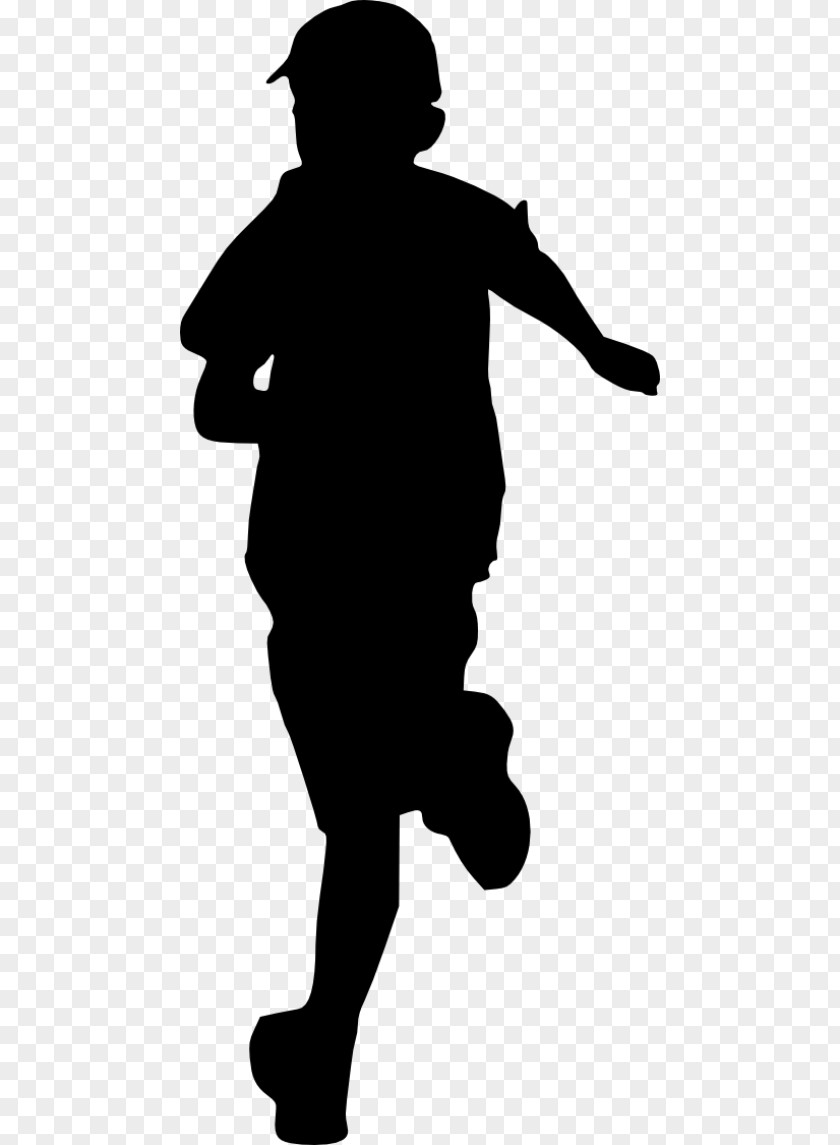 Silhouette Child PNG