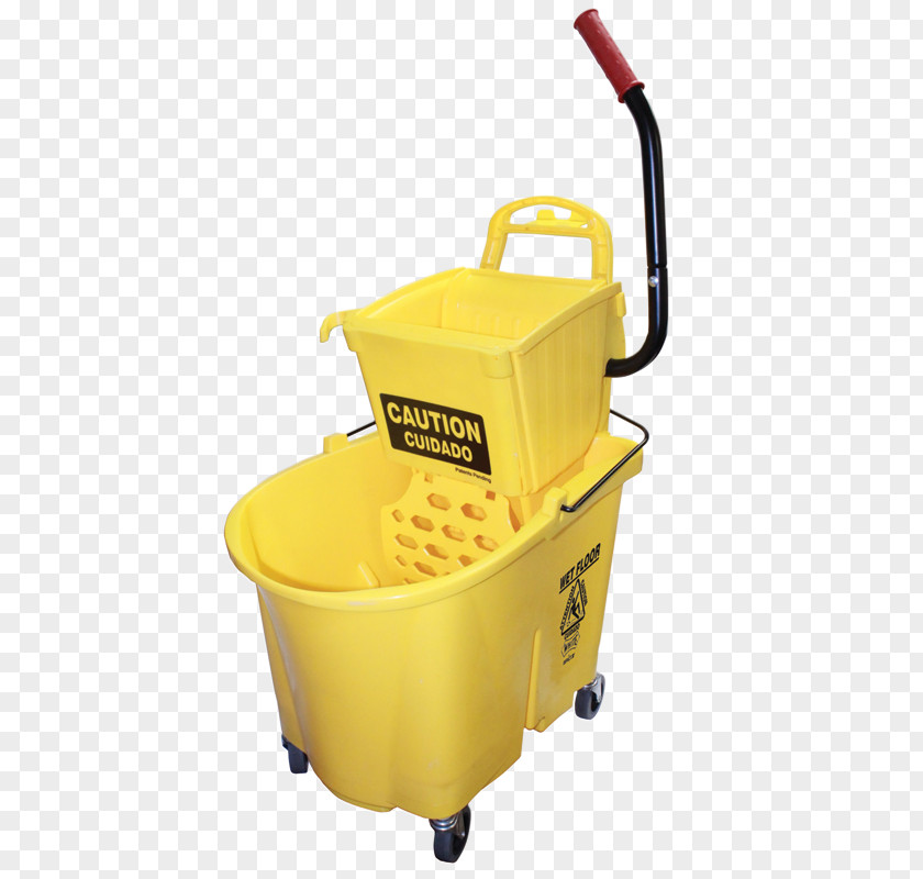 Bucket Mop Cart Cleaning Cleaner PNG