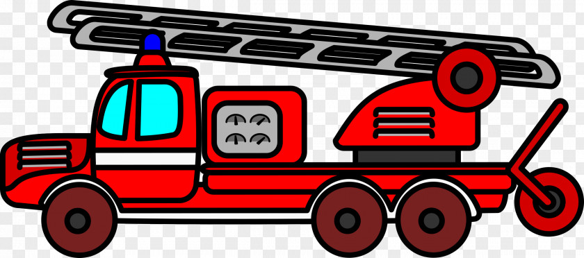 Car Motor Vehicle Clip Art Fire Engine Department PNG