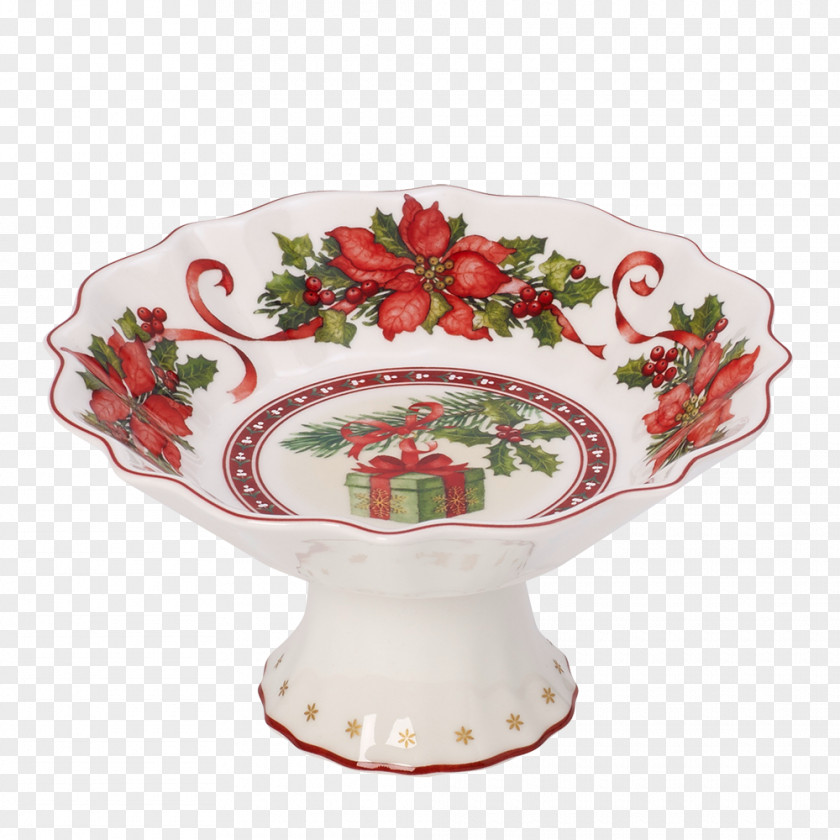 Porcelain Bowl Villeroy & Boch Toy S Fantasy Vase / Gift Bag Footed Multicolour 17 Centimeter Christmas Day PNG