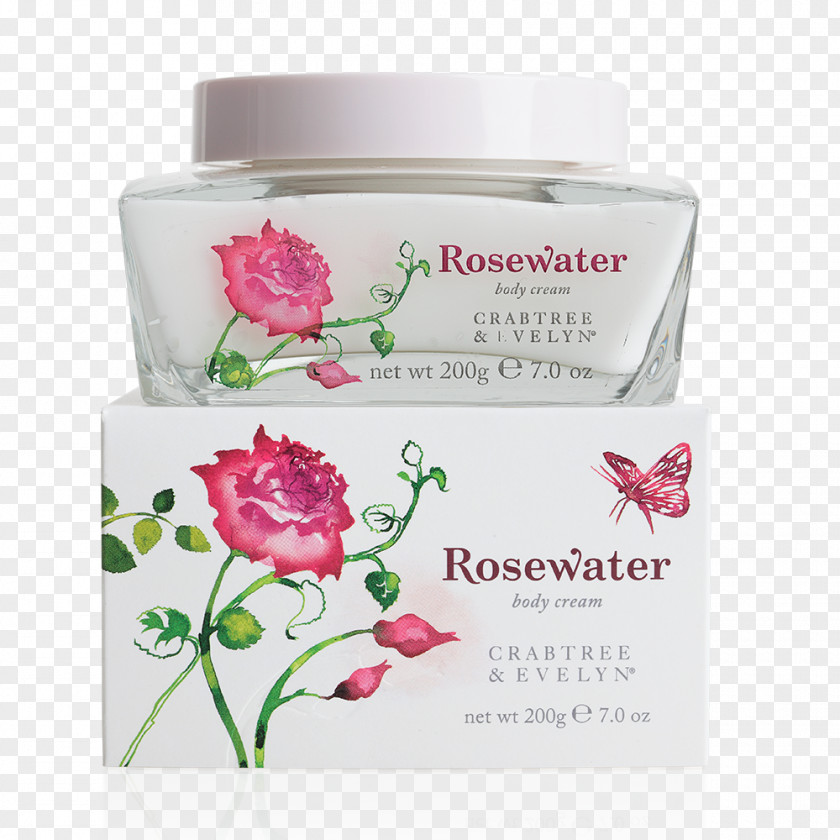 Rosewater Cream Crabtree & Evelyn Rose Water Make-up Rituals The Ritual Of Ayurveda Body PNG