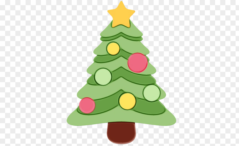 Spruce Holiday Ornament Christmas Tree Emoji PNG