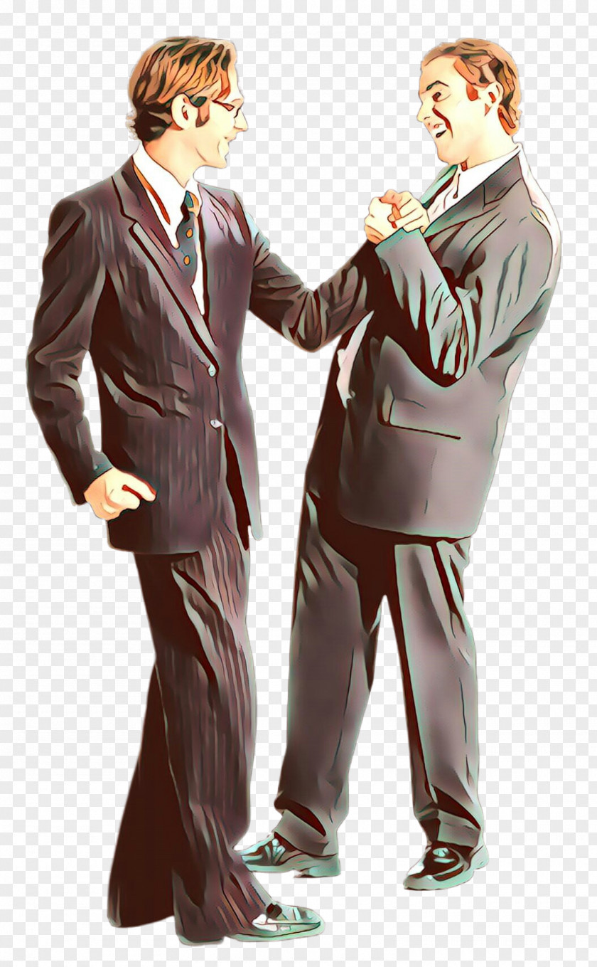Standing Male Gesture Gentleman Suit PNG