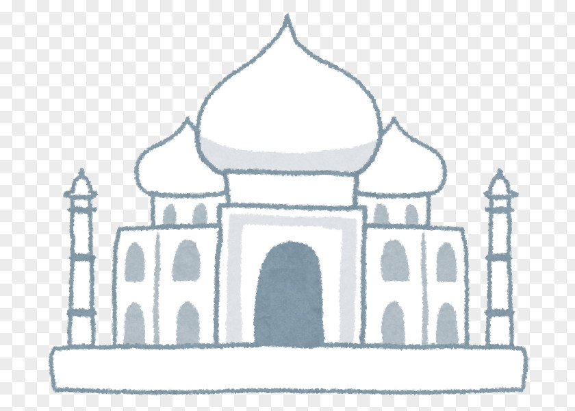 Tajmahal Taj Mahal Drawing Coloring Book Ausmalbild World Heritage Site PNG