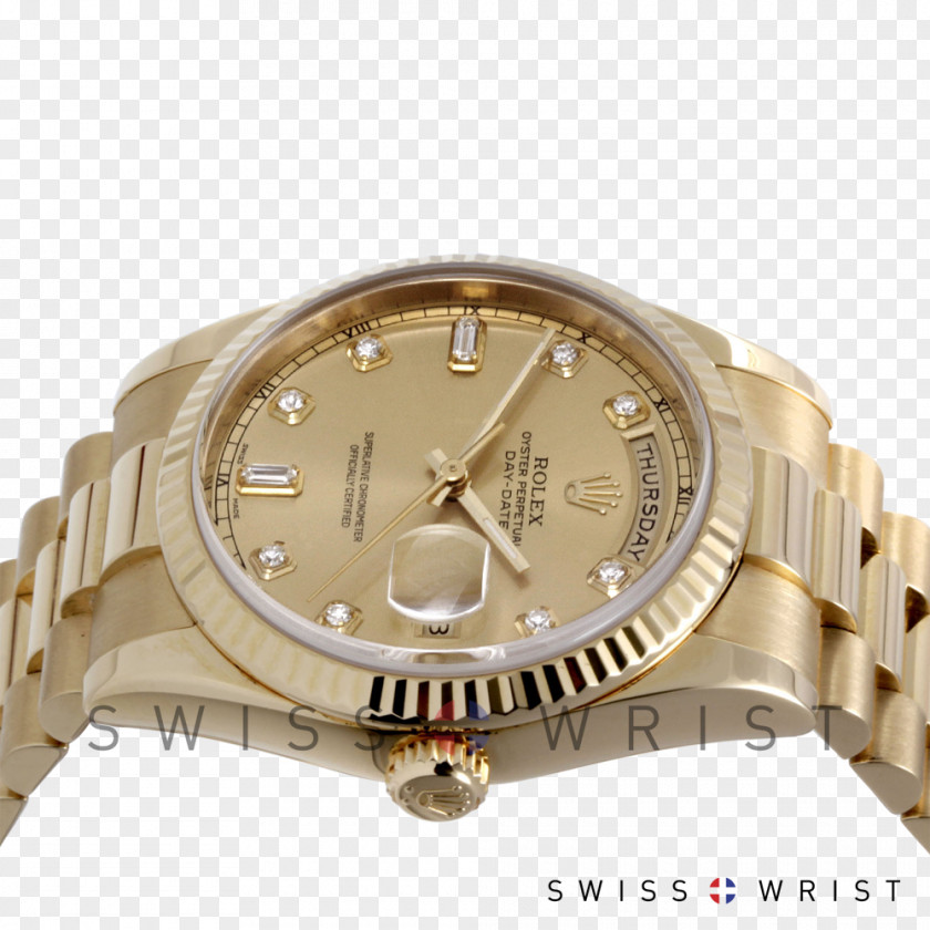 Watch Rolex Day-Date Strap Gold Platinum PNG