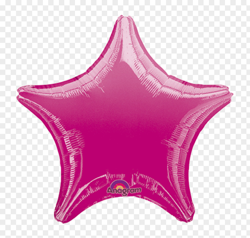 Balloon Mylar BoPET Fuchsia Birthday PNG