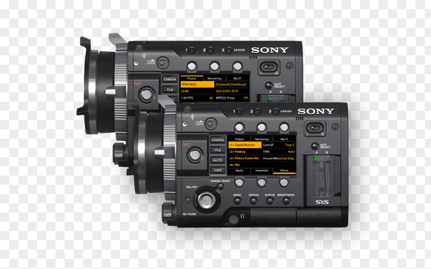 Camera Blackmagic Design Sony CineAlta PMW-F55 Digital Cinematography Corporation PNG