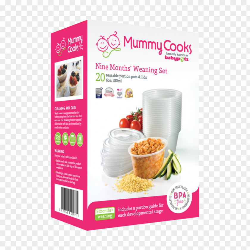 Container Baby Food Weaning Infant PNG