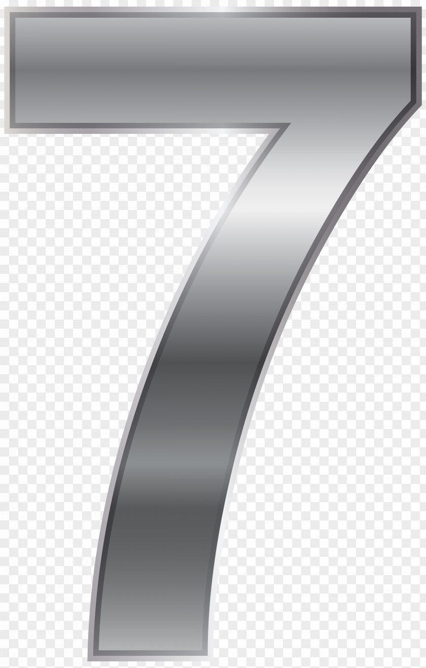 Silver Number Clip Art PNG