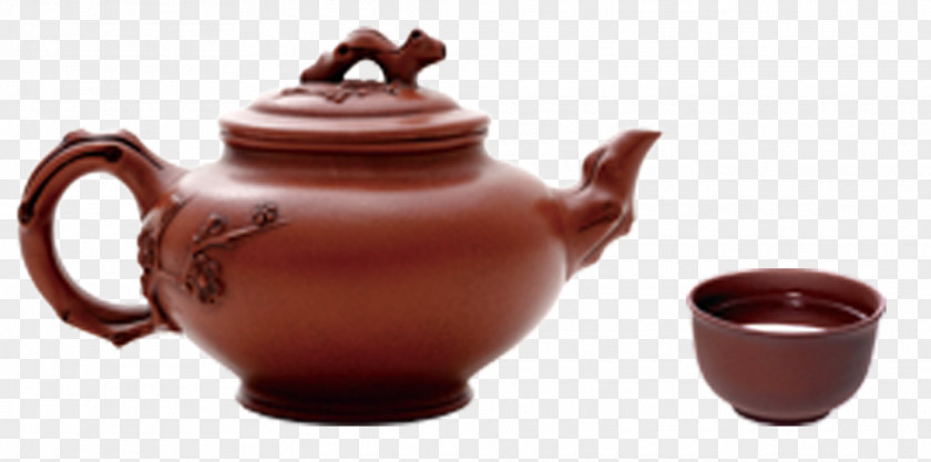 Thai Tea Set Yixing Clay Teapot PNG