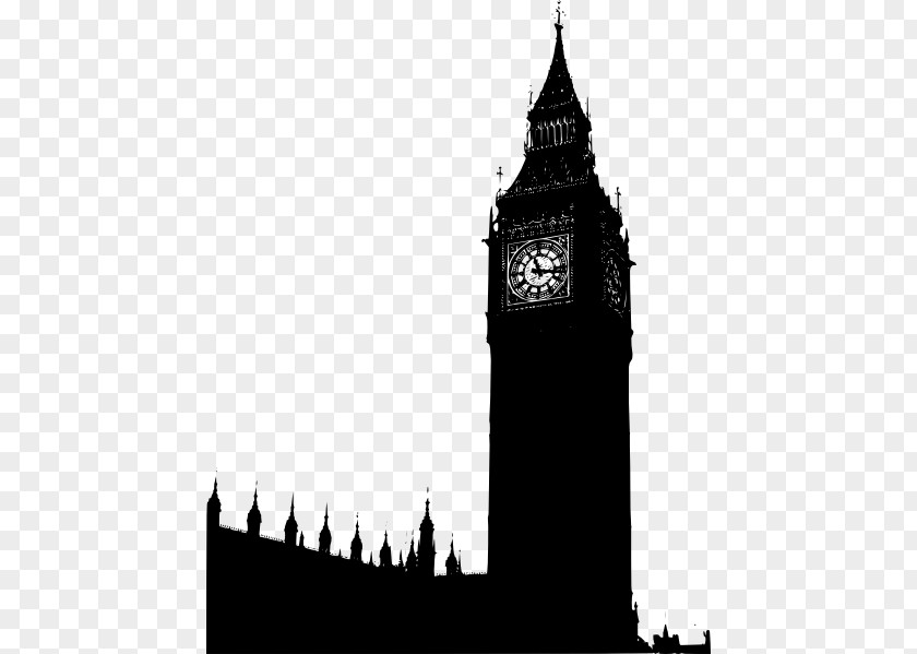 Big Ben Transparent Background Palace Of Westminster Silhouette Clip Art PNG
