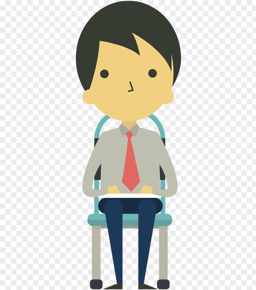 Business Shopping Clip Art Chair Cartoon Illustration Sitting PNG