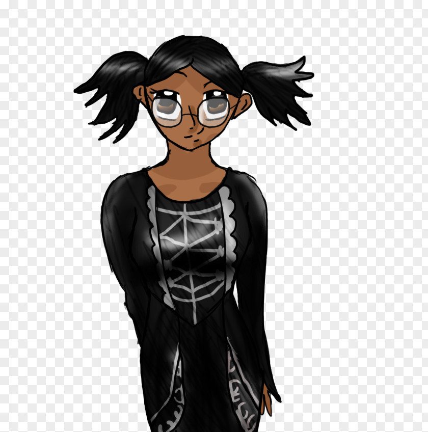 Cartoon Black Hair Legendary Creature Supernatural PNG