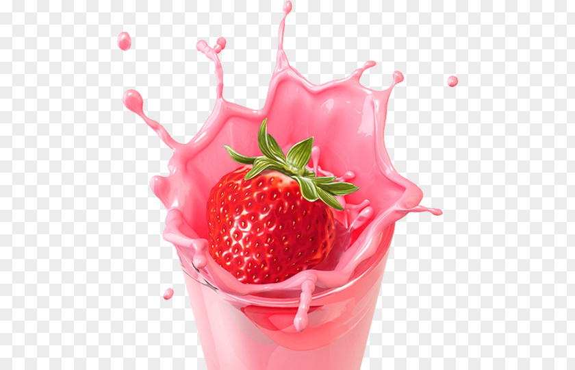 Juice Milkshake Smoothie Strawberry PNG