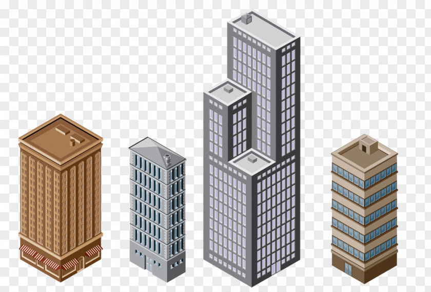 Buildings Isometric Projection Building Business Architectural Drawing Service PNG