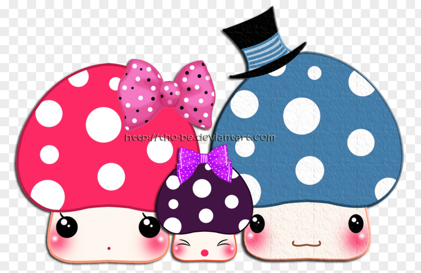 Mushroom Polka Dot Headgear Pink M Companion Dog PNG