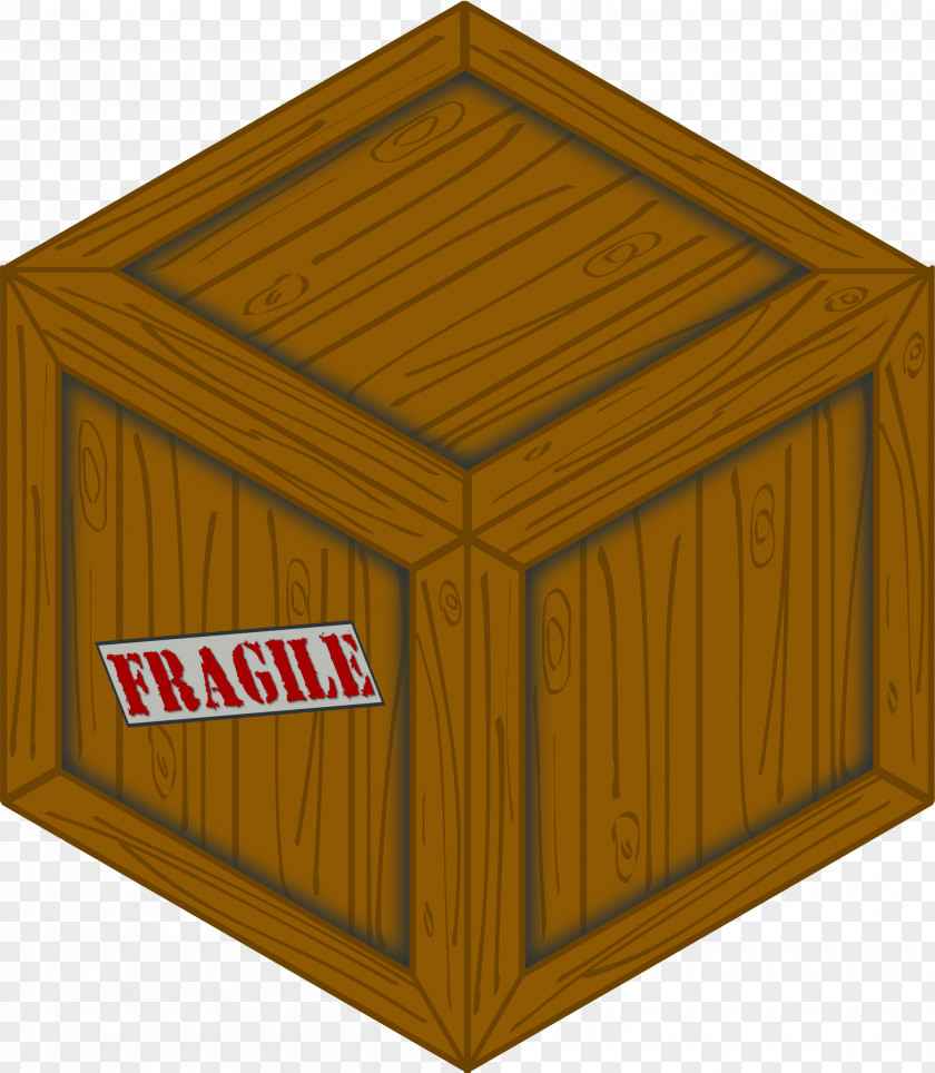 Vector Ancient Box Crate Wooden Clip Art PNG