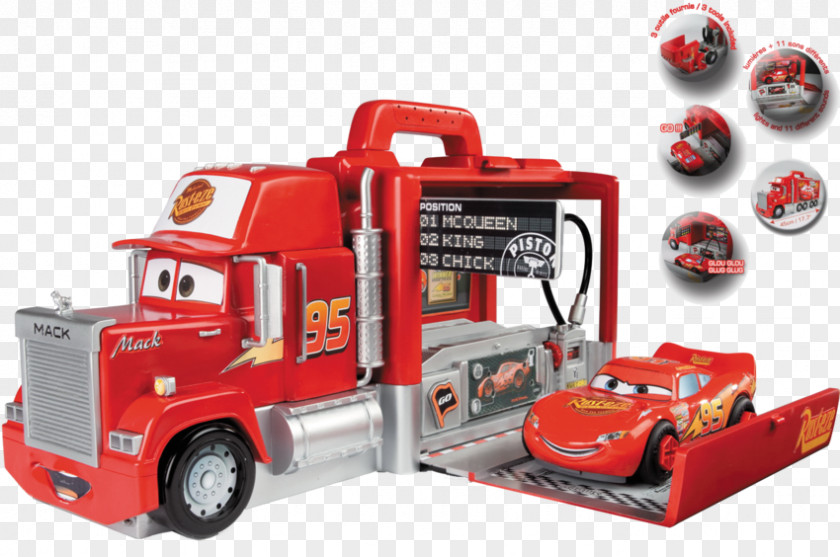 Car Lightning McQueen Mack Trucks Toy Gift PNG