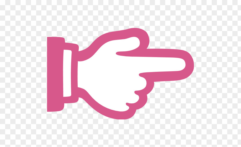 Emoji Index Finger Thumb Signal Hand PNG