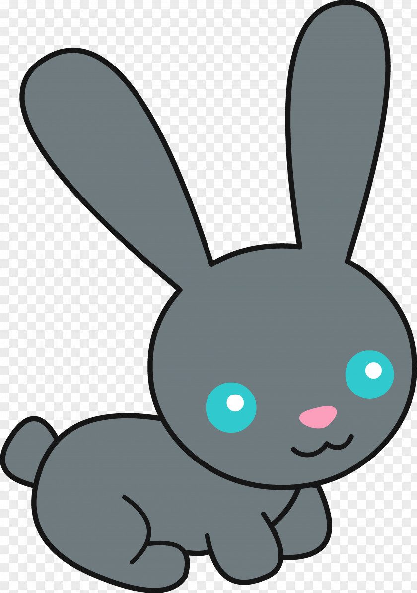 Funny Bunny Cliparts Easter Rabbit Cuteness Clip Art PNG
