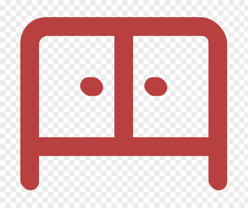 Furniture Icon Drawer Bedside Table PNG
