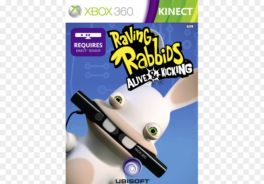 Raving Rabbids Rabbids: Alive & Kicking Travel In Time Xbox 360 Rayman 2 PNG