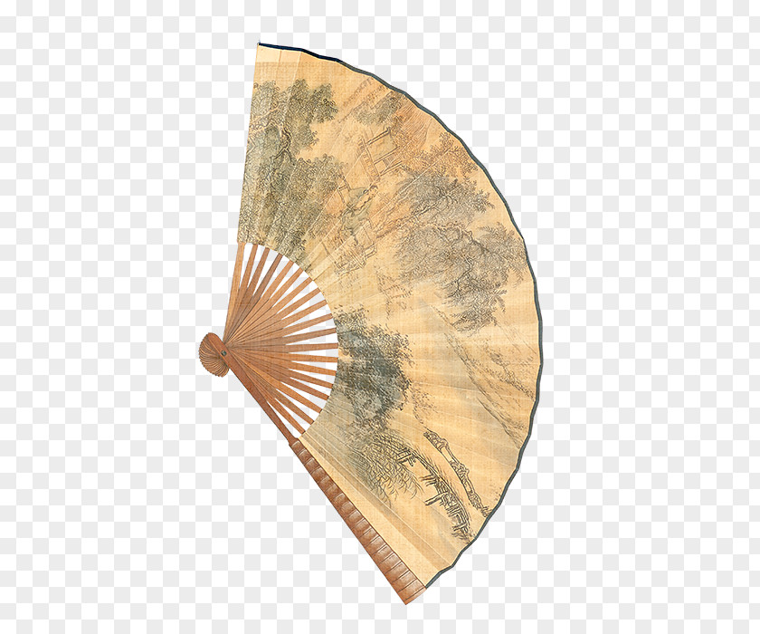 Retro Fan Hand PNG