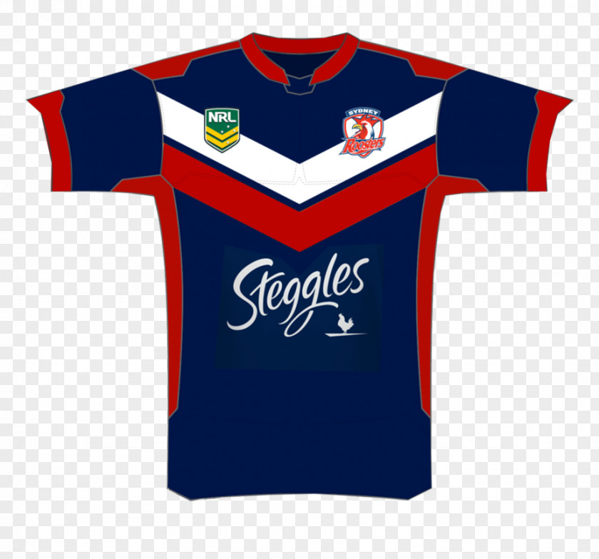 Sydney Roosters Sports Fan Jersey T-shirt Cheerleading Uniforms Outerwear PNG