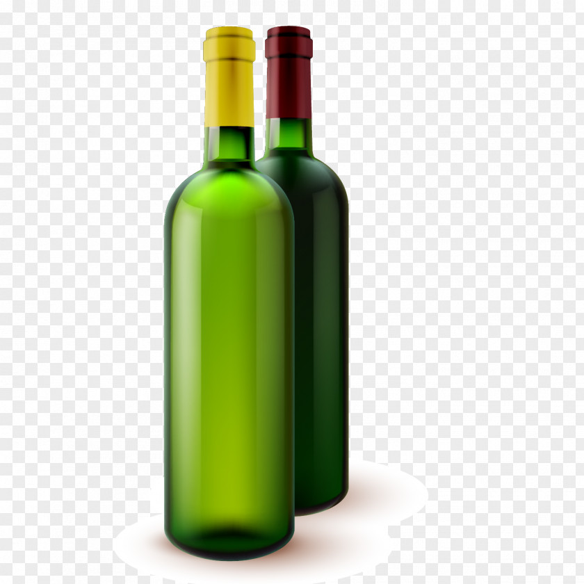 Blank Wine Bottle Vector White Glass Liqueur PNG