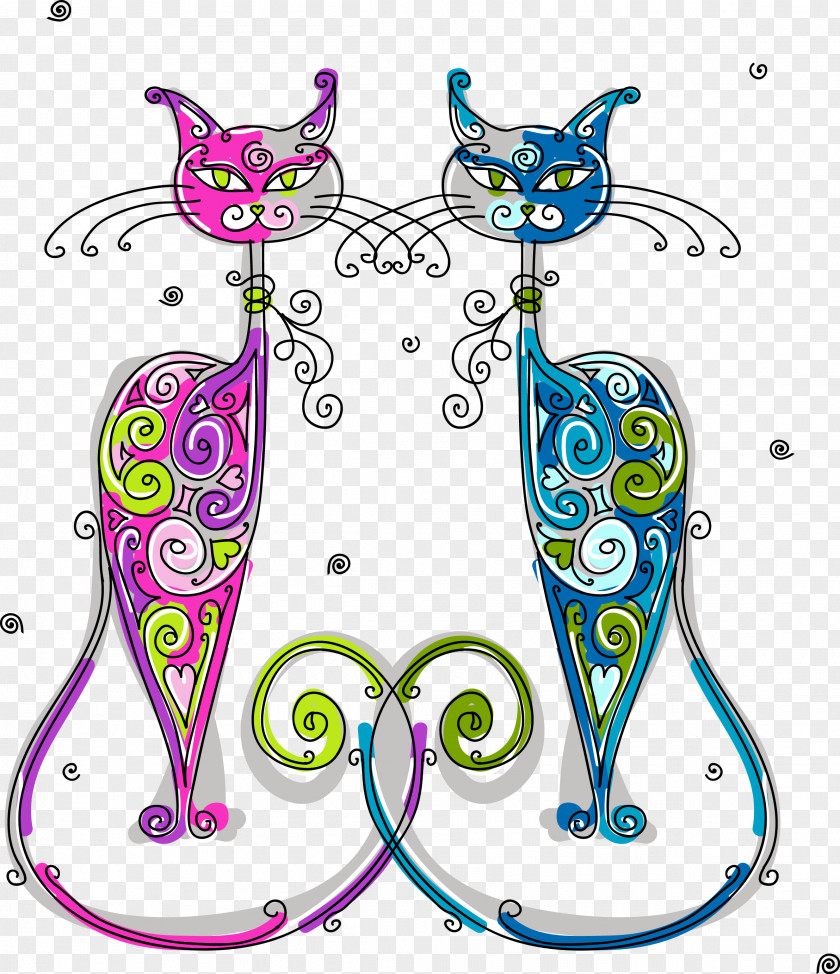 Paw Prints Cat Kitten Clip Art PNG