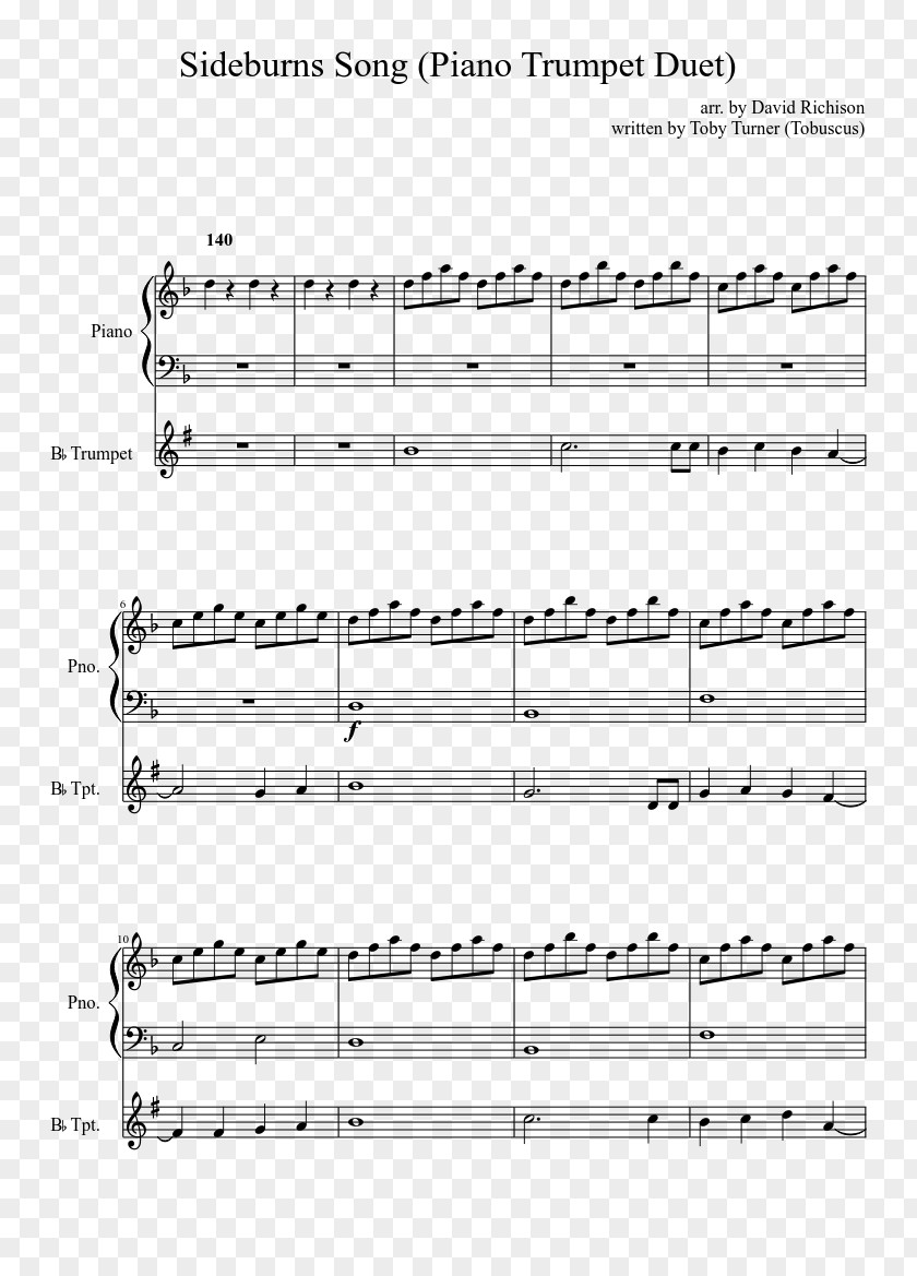 Piano Sheet Music Duet Trumpet Song PNG Song, piano clipart PNG