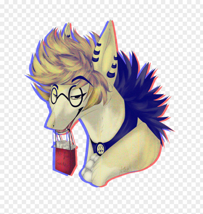 Secret Santa Mane Unicorn Cartoon Nose PNG