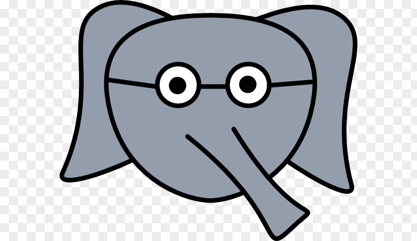 Elephants Clip Art Image Cartoon Drawing PNG