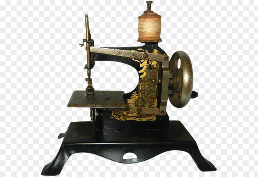 Hand Painted Sewing Machine Machines PNG