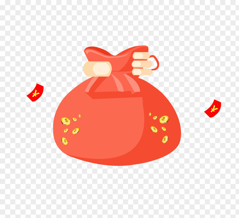 Roll Design,Advertising Design,commission Red Envelope Cartoon Bag PNG