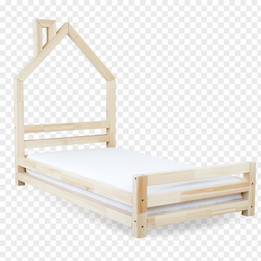Wood Bed Bedside Tables Cots Furniture Headboard PNG