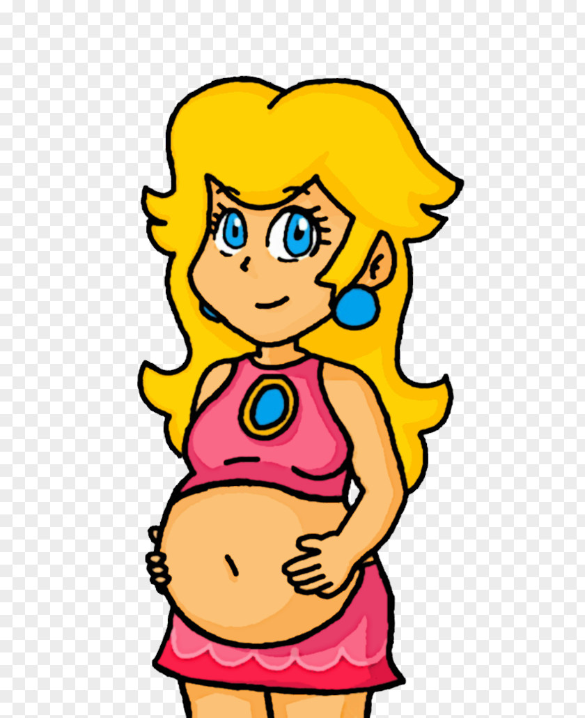 Baby Tummy Princess Peach Daisy Pregnancy Bowser PNG