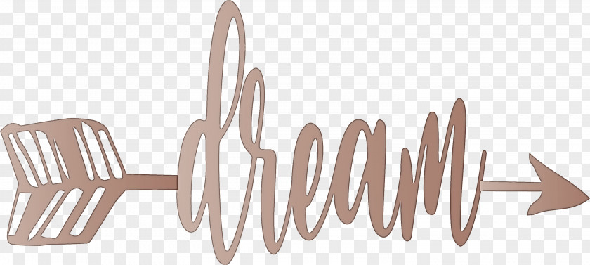 Dream Arrow With Cute Word PNG