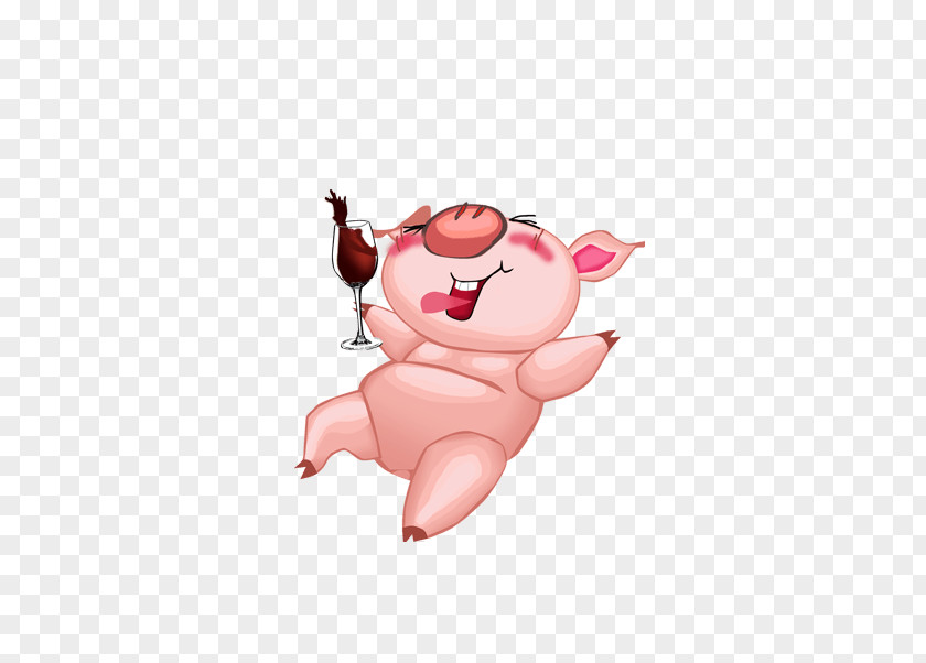 Japan And South Korea Cute Piglets Domestic Pig Cartoon Clip Art PNG