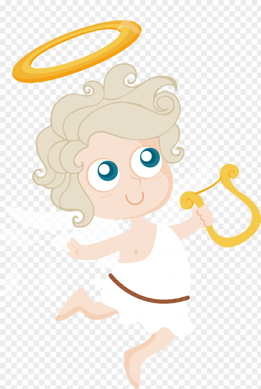 Cartoon Cupid Vector Illustration PNG