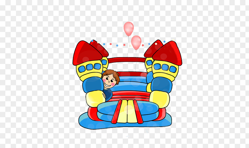 Castle Inflatable Bouncers Clip Art PNG